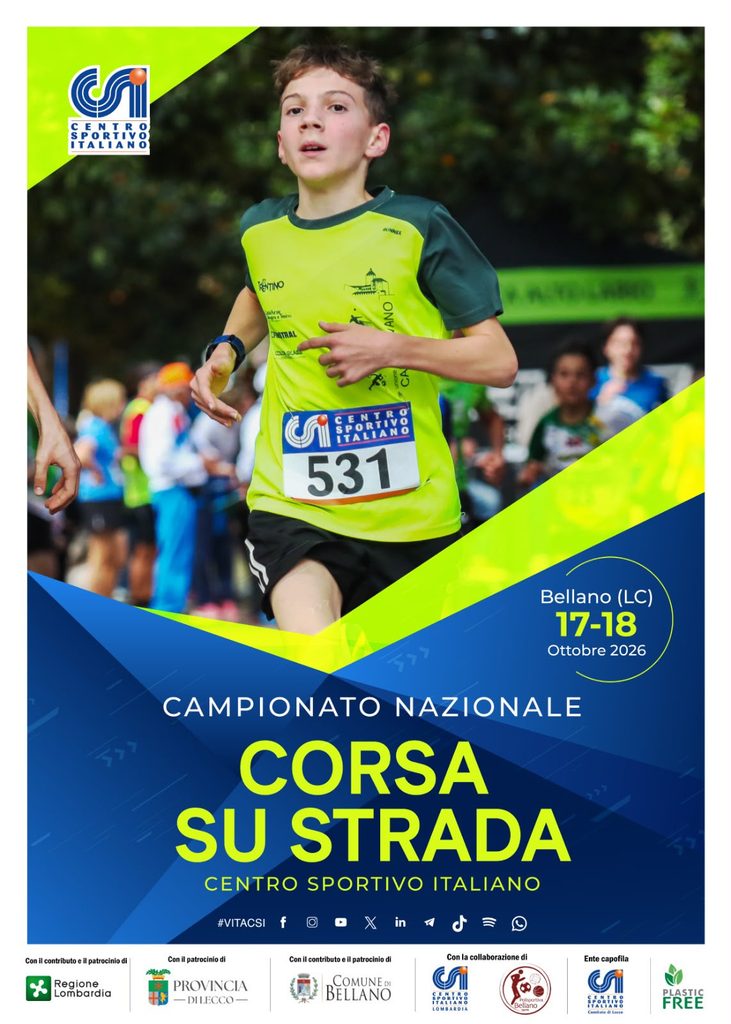 CAMPIONATO NAZIONALE DI CORSA SU STRADA - BELLANO 17/18 OTTOBRE 2026 1 CAMPIONATO NAZIONALE DI CORSA SU STRADA - BELLANO 17/18 OTTOBRE 2026 1
