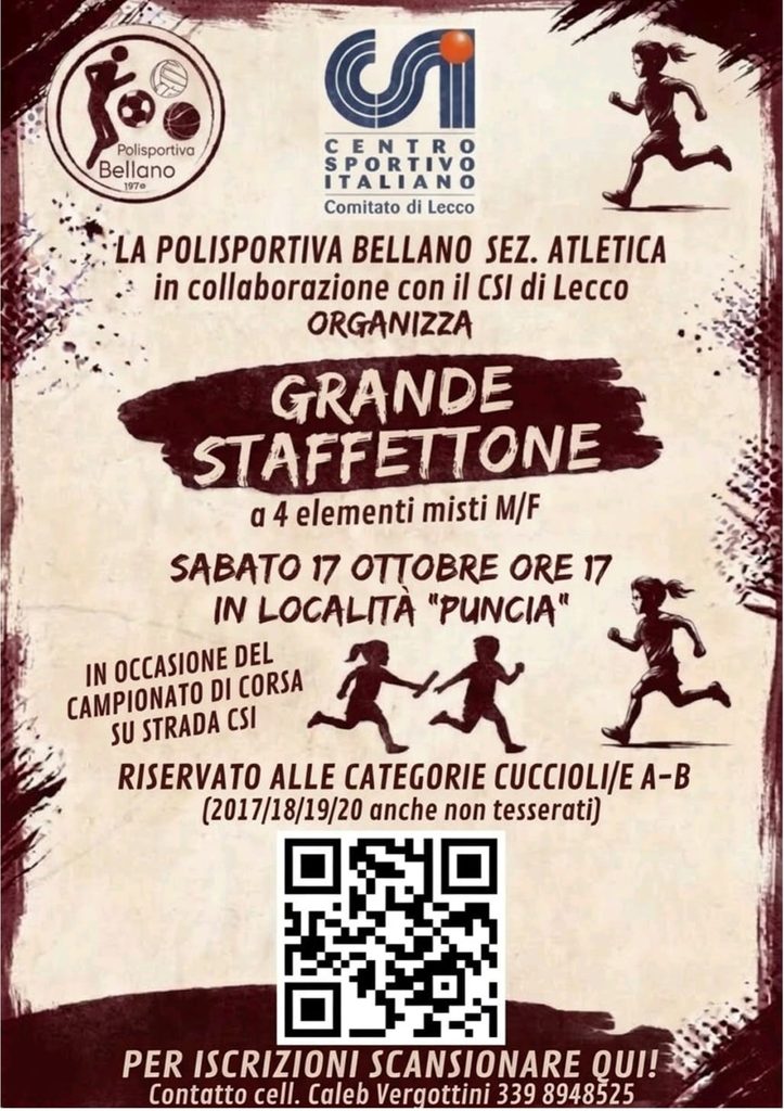 CAMPIONATO NAZIONALE CSI CORSA SU STRADA - BELLANO 17-18 OTTOBRE 2026 3